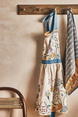 Turkuaz Kitchen Posy Apron | Anthropologie