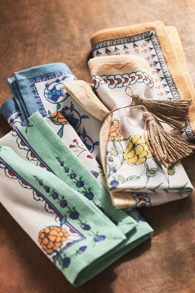 Turkuaz Kitchen Posy Napkins, Set of 4 #1