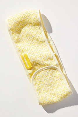 Popmask Microfiber Spa Headband In Yellow