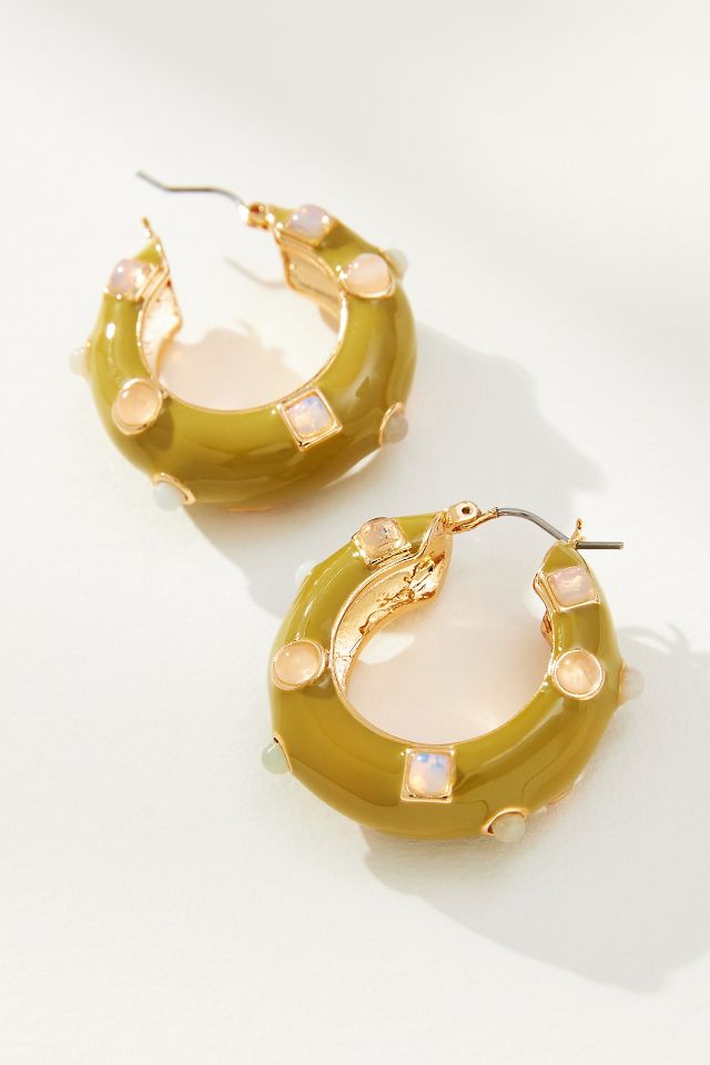 Anthropologie hot sale opal earrings