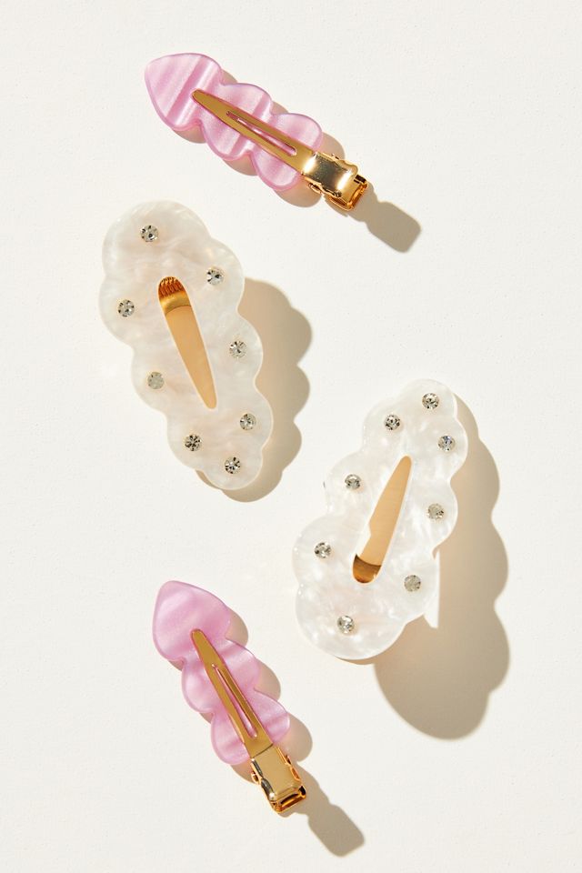 Glow Ready Crease-Free Hair Clips, Set of 4 #1