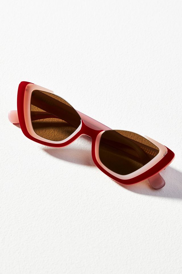 ピョル(⁎ᴗ͈ˬᴗ͈⁎) Lele Sadoughi Brickell Cat-Eye Sunglasses | Anthropologie