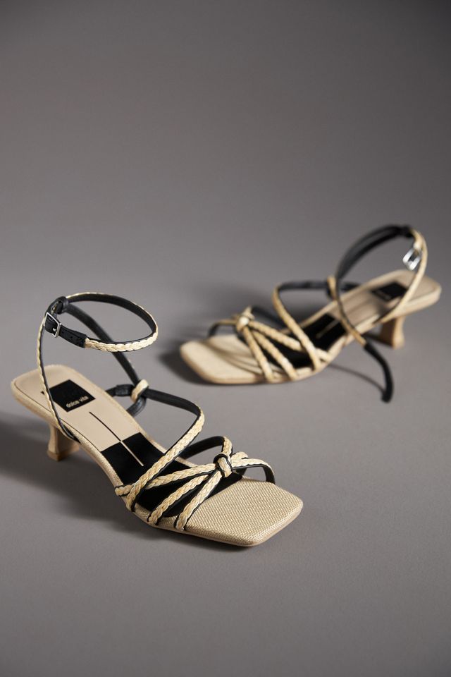 Dolce Vita Bev Braid Kitten Heels | Anthropologie