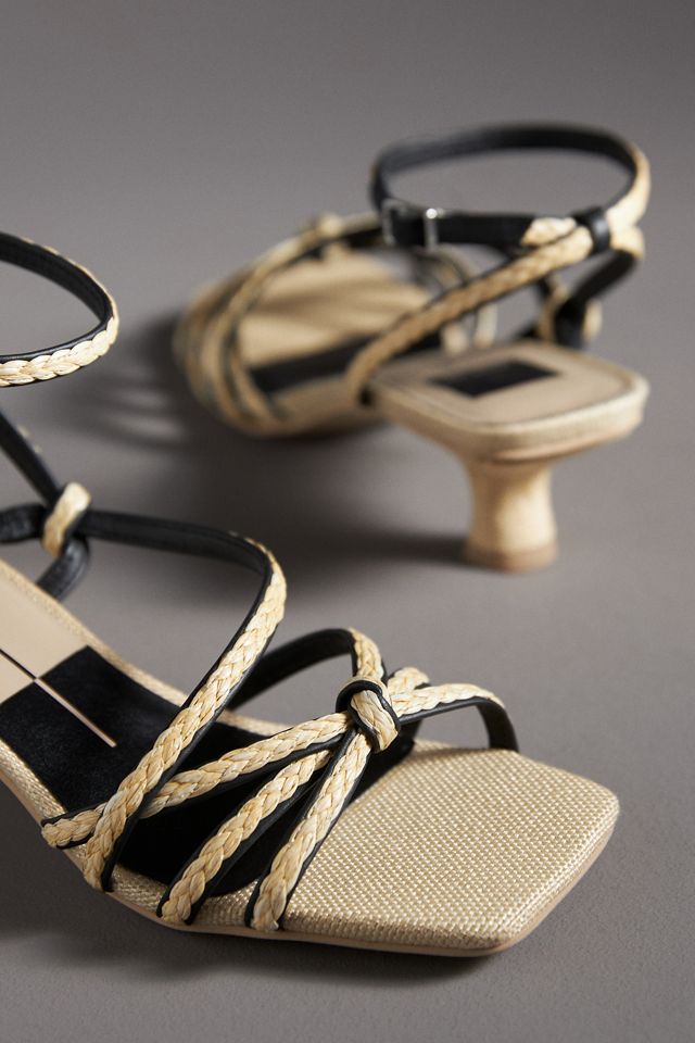 Dolce Vita Bev Braid Kitten Heels | Anthropologie