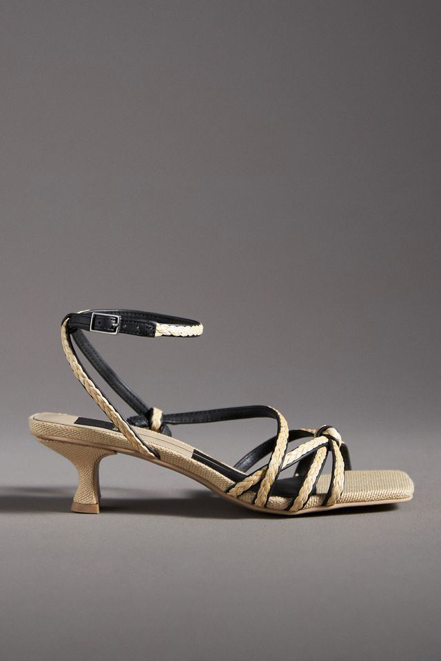 Dolce Vita Bev Braid Kitten Heels | Anthropologie