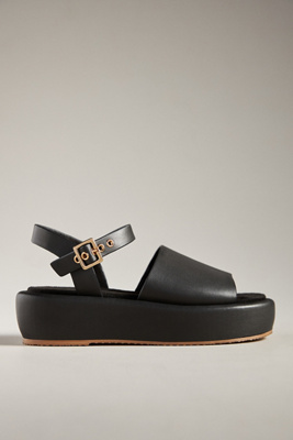 Kelsi Dagger Brooklyn Birdie Platform Sandals In Black
