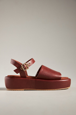 Kelsi Dagger Brooklyn Birdie Platform Sandals In Brown