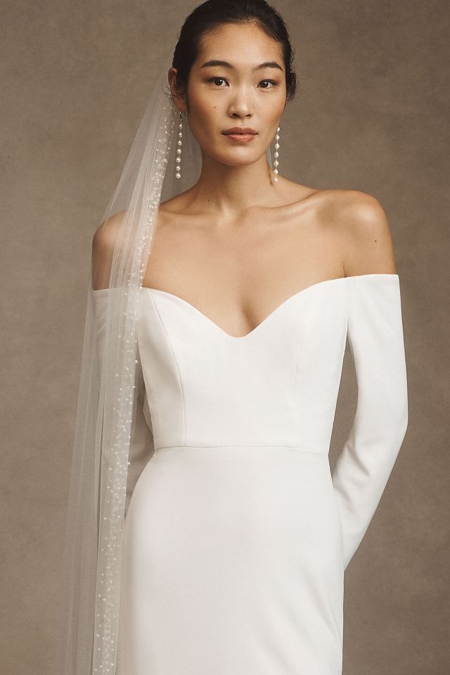 Willowby by Watters Nala Scoop-Neck Long-Sleeve Wedding Gown #1