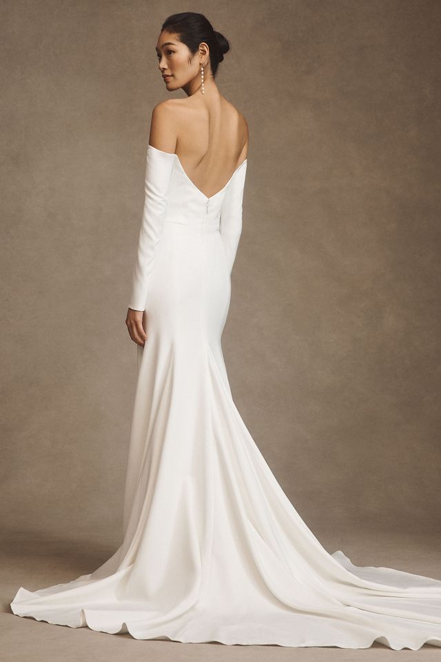 Willowby by Watters Nala Scoop-Neck Long-Sleeve Wedding Gown #2
