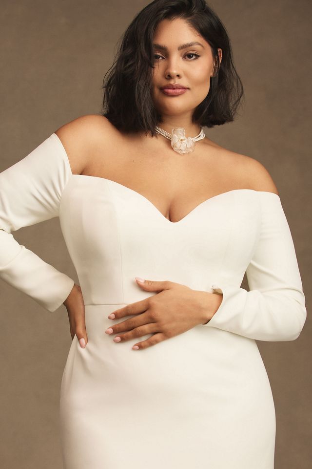 Willowby by Watters Nala Scoop-Neck Long-Sleeve Wedding Gown #4