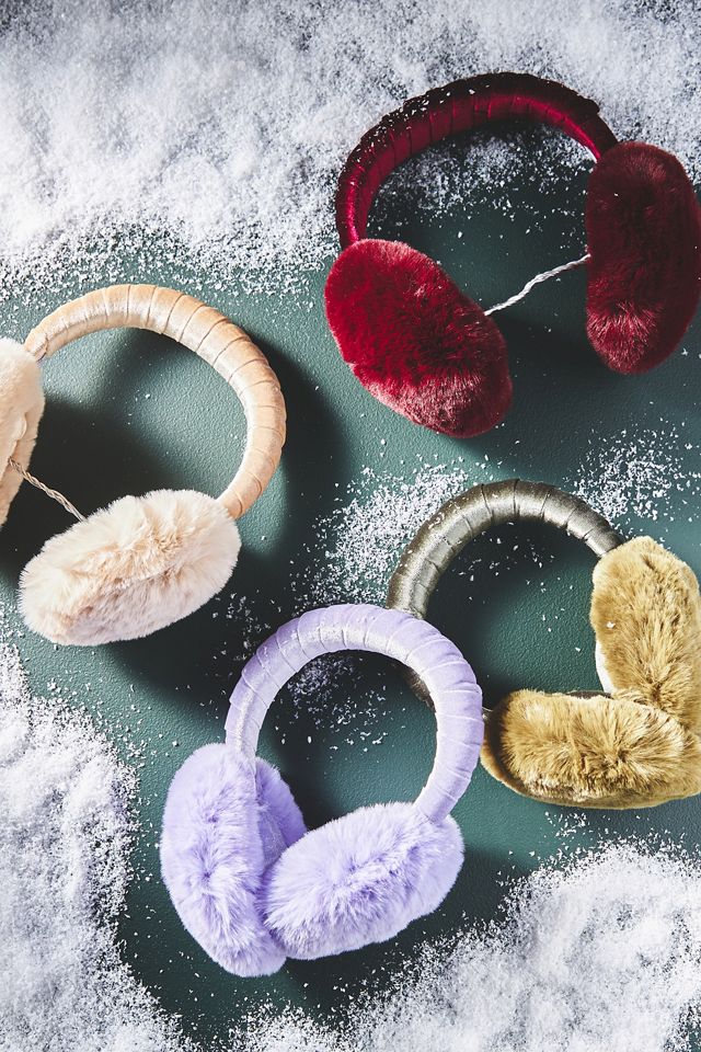 Faux Fur Velvet Earmuffs Anthropologie UK