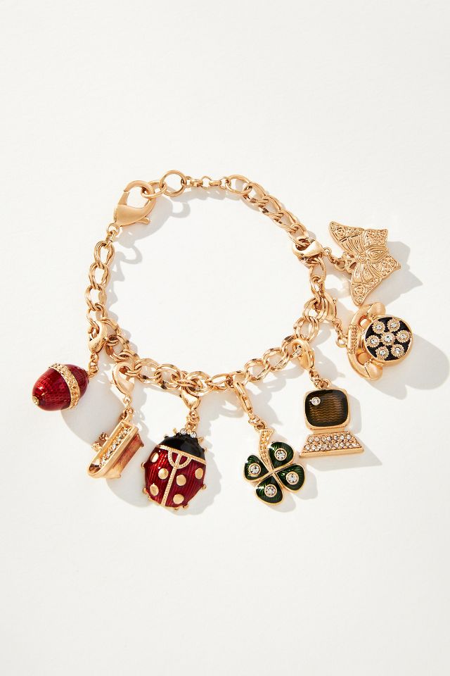 Anthropologie charm bracelet hot sale