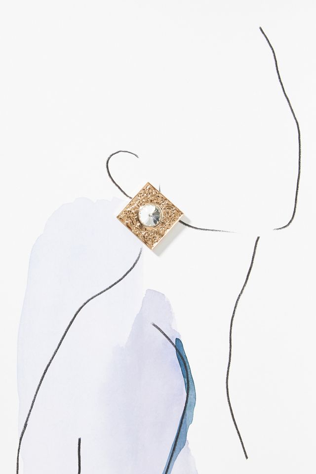 The Restored Vintage Collection: Square Post Earrings #4