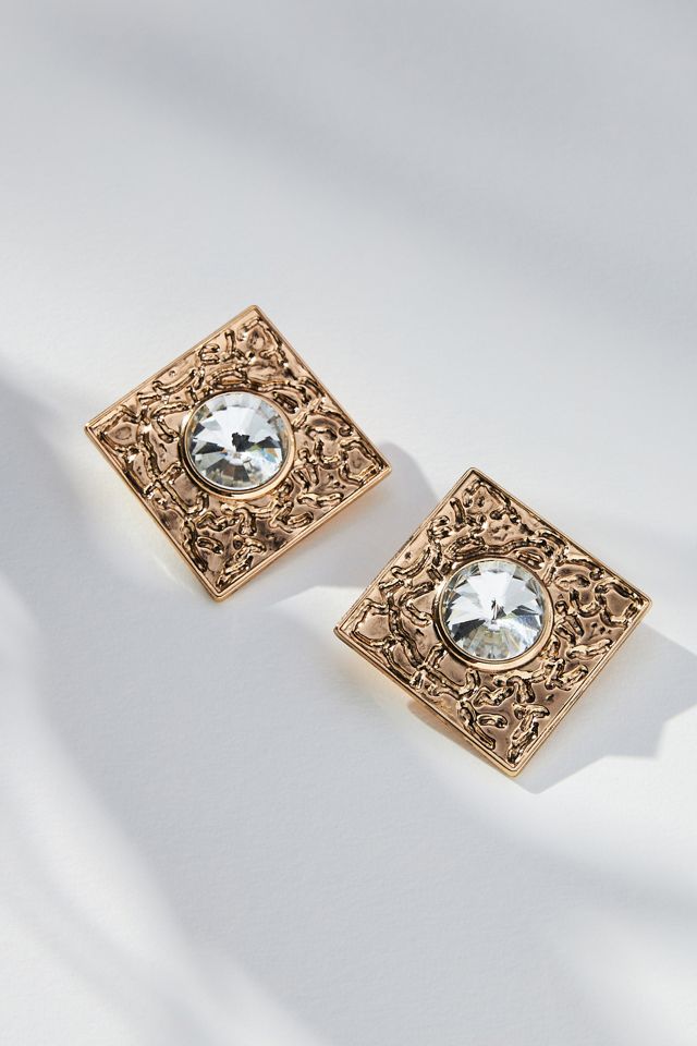 The Restored Vintage Collection: Square Post Earrings #1