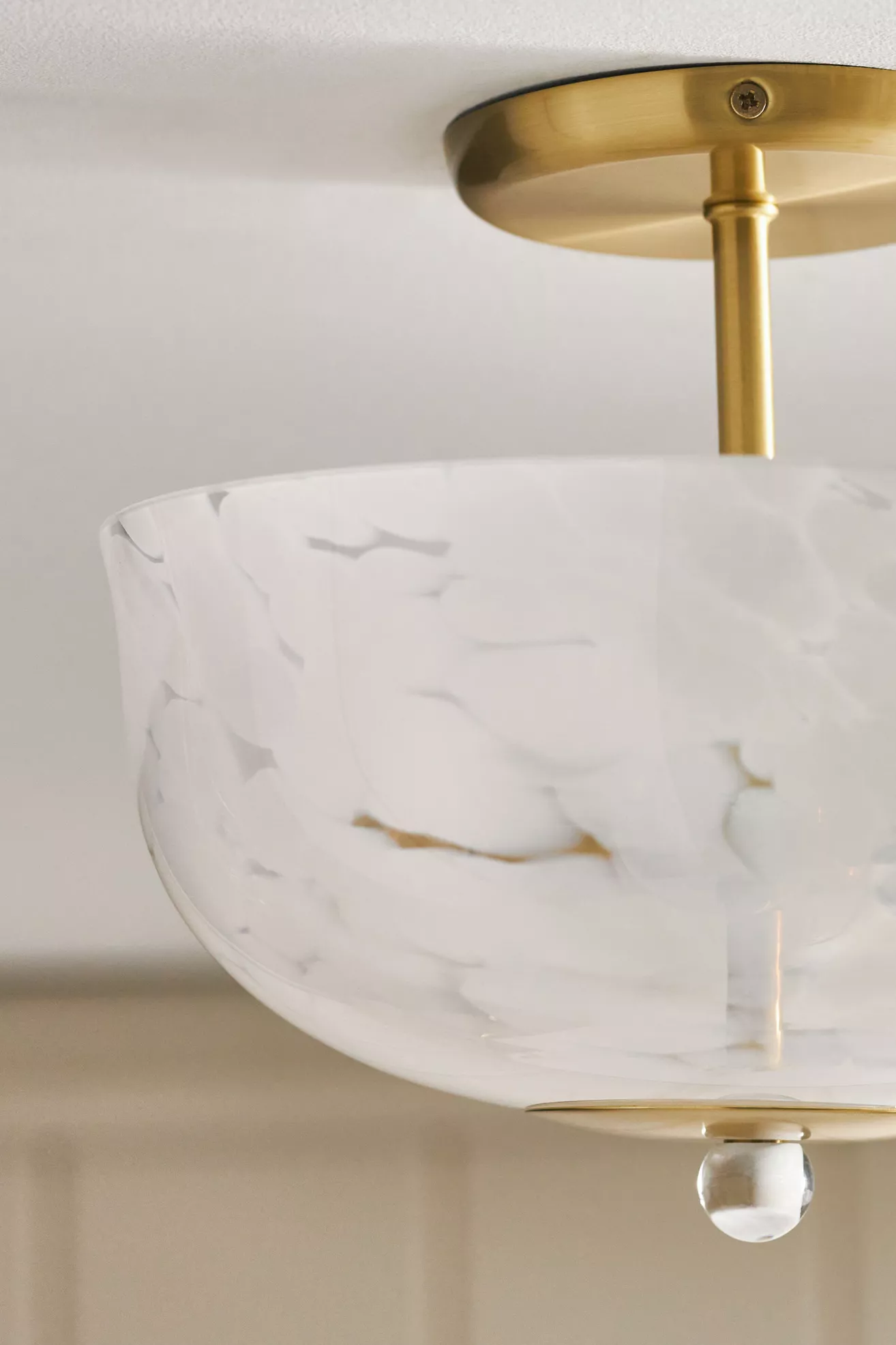Marguerite Dotted Glass Flush Mount - thumbnail 3