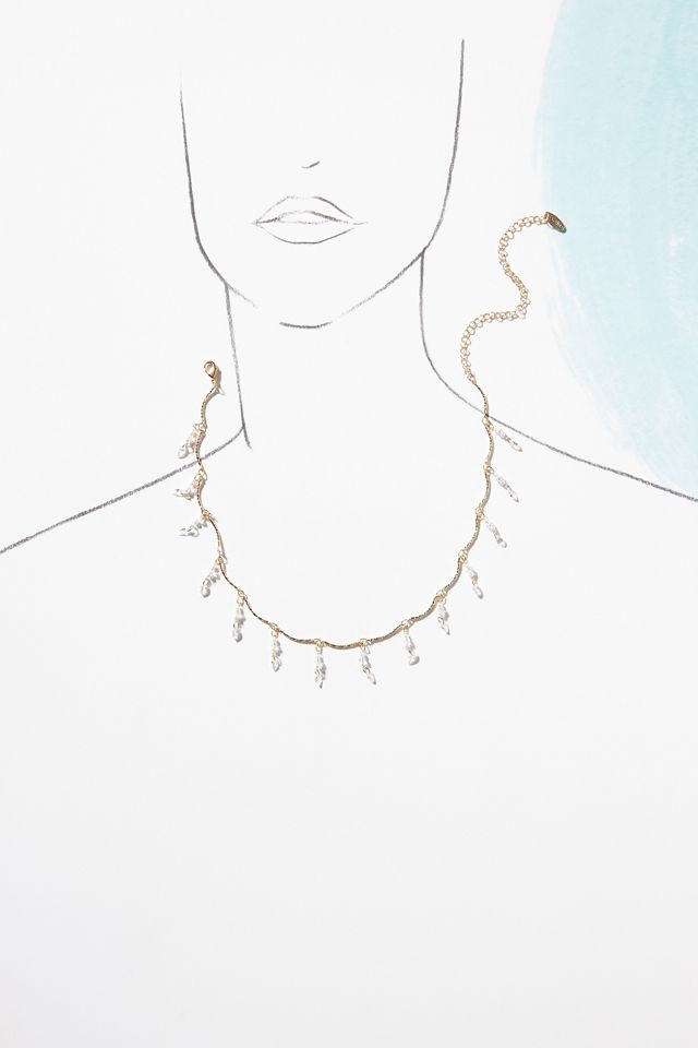 Delicate Pearl Necklace #2