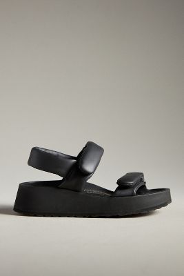 Shop Birkenstock Theda Platform Sandals In Black