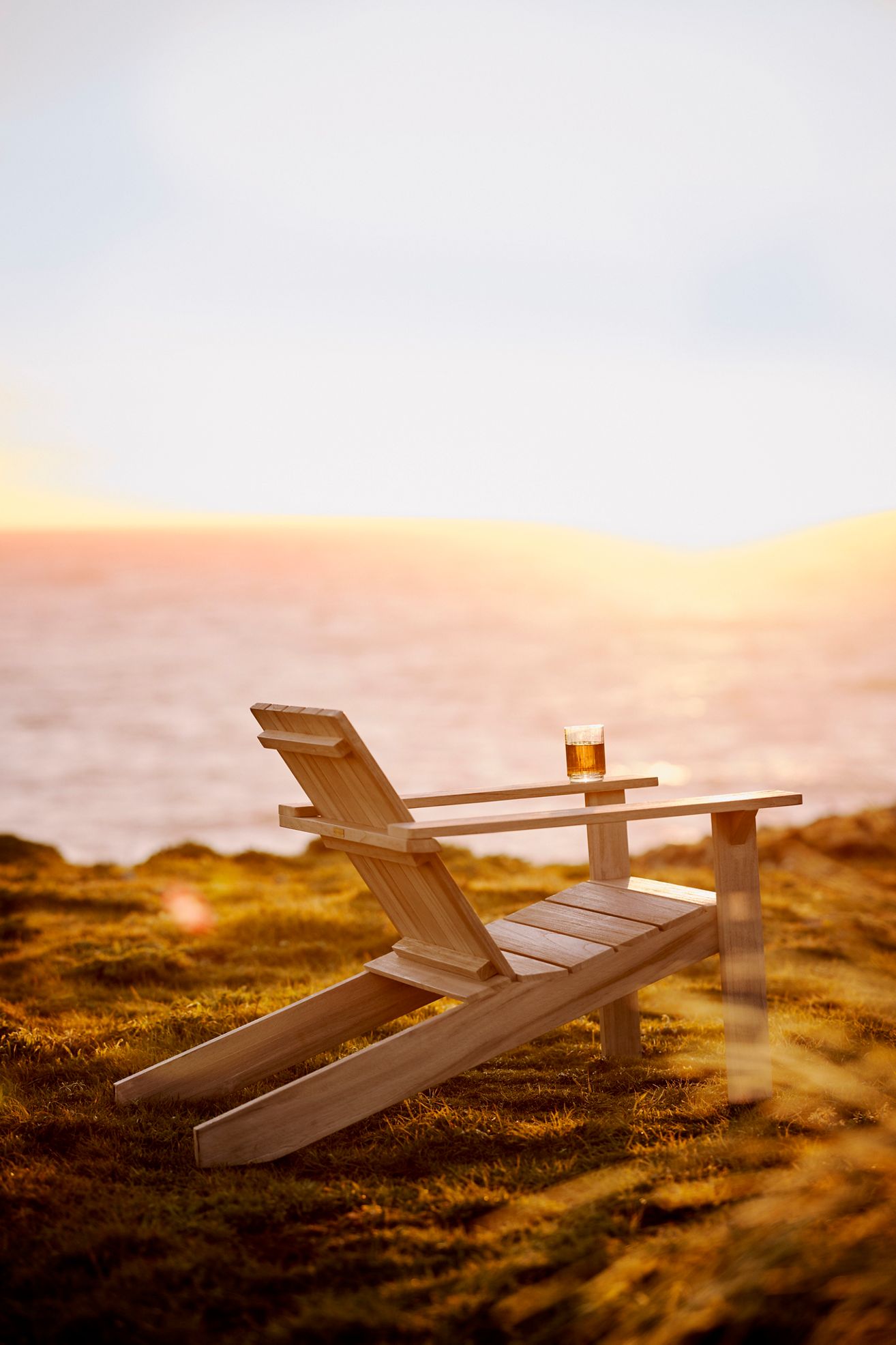 Teak Adirondack Chair - Natural