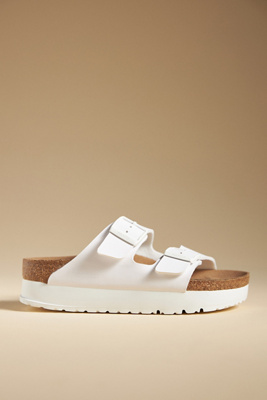Birkenstock Florida Iii Pap Flex Platform Sandals In White