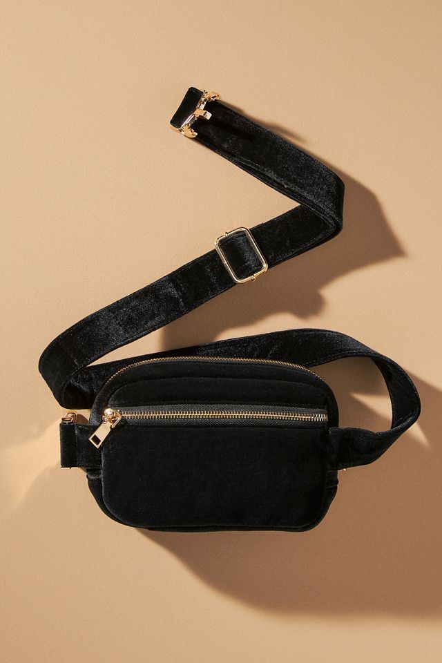 By Anthropologie Velvet Belt Bag #1
