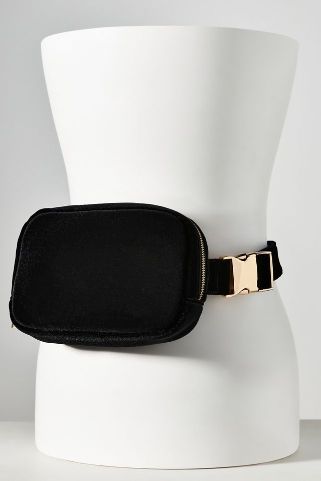 By Anthropologie Velvet Belt Bag #3