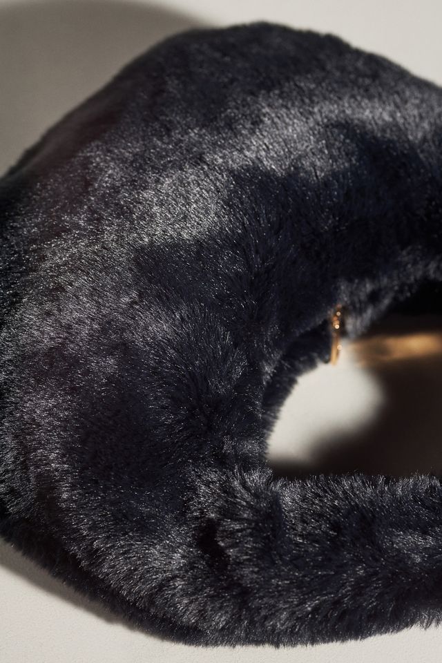 By Anthropologie Mini Faux Fur Hobo Bag #2