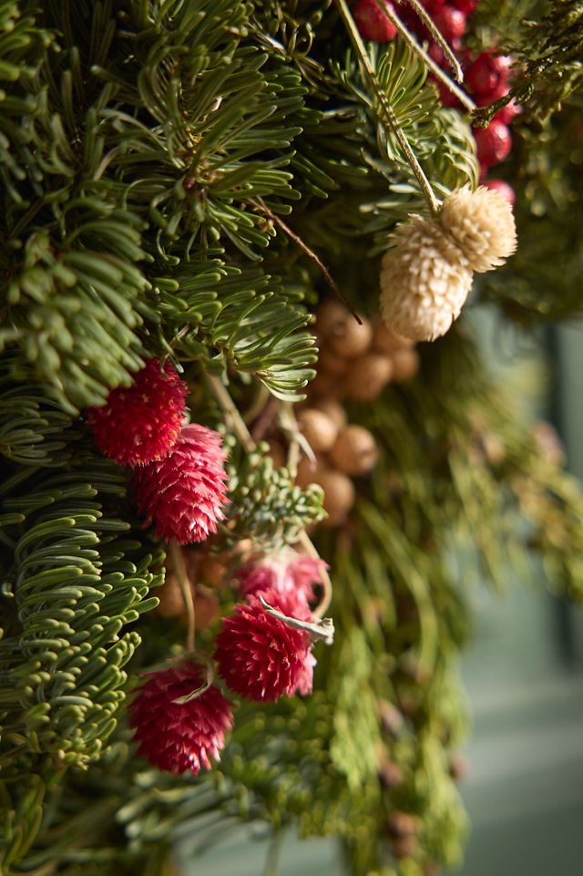 Fresh Greens + Berries Wreath #3