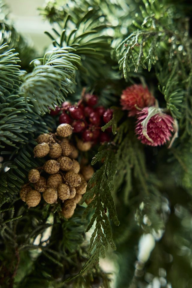 Fresh Greens + Berries Wreath #4