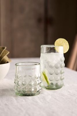 Recycled Bubble Highball Glass
