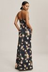 BHLDN Ruby Twist Halter Satin Gown