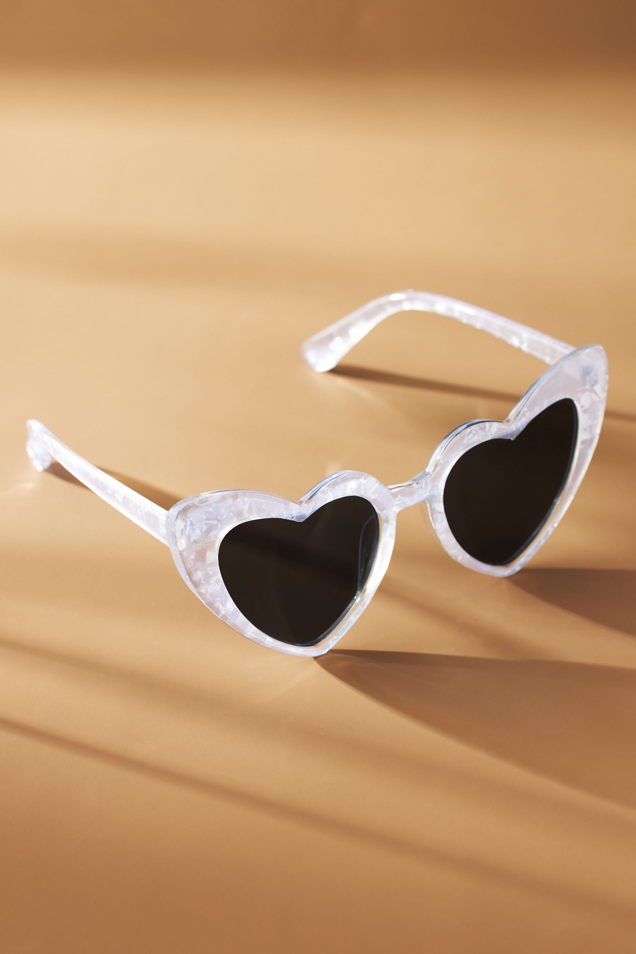 BHLDN Mother-of-Pearl Heart Sunglasses