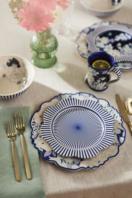 Lyla Floral Dinner Plates, Set of 4
