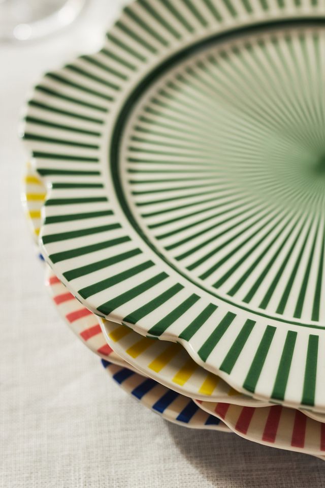 Lyla Striped Side Plates, Set of 4 #2