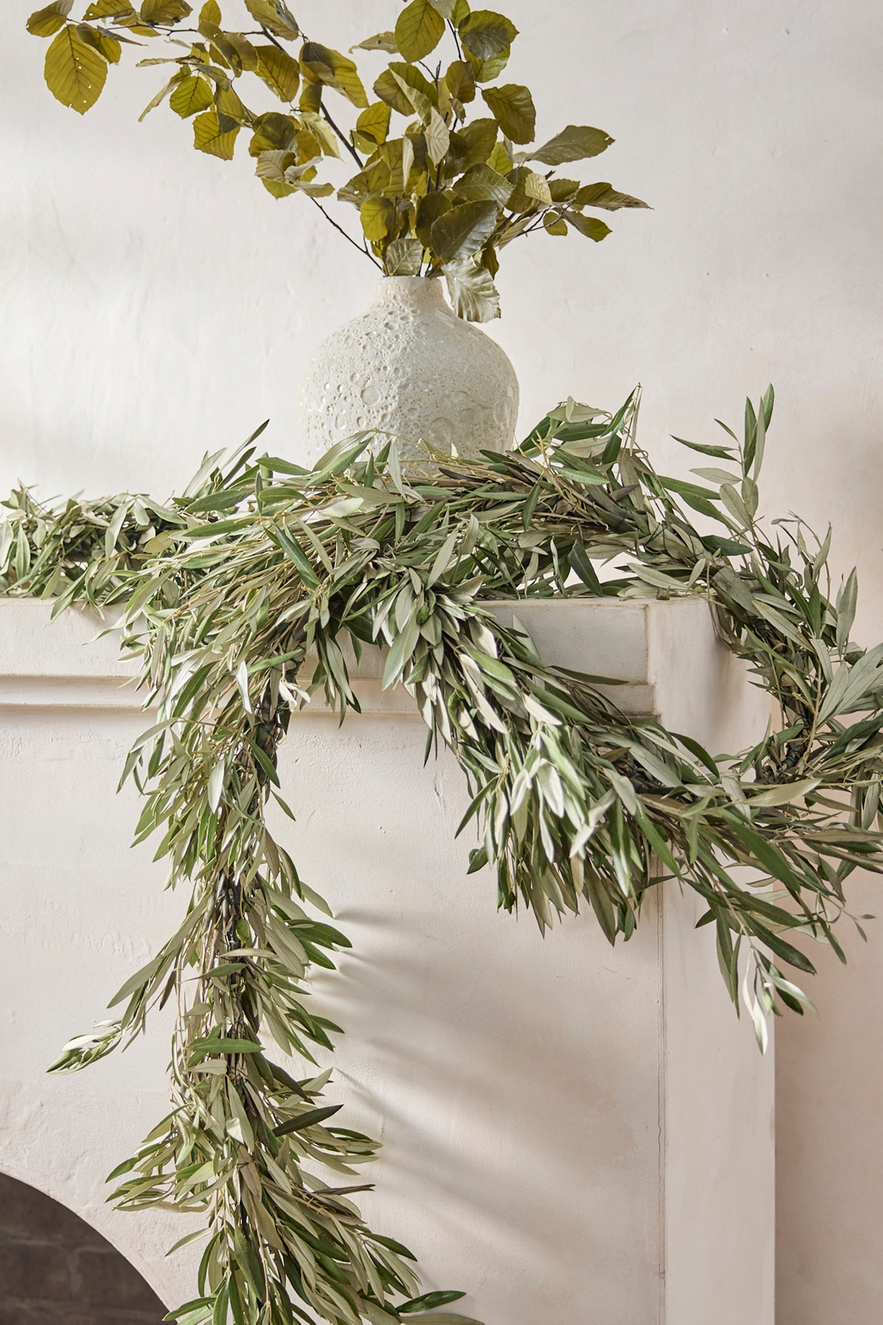 Fresh Olive Leaf Garland