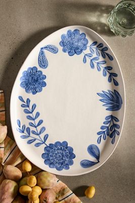 Botanicus Stoneware Serving Platter