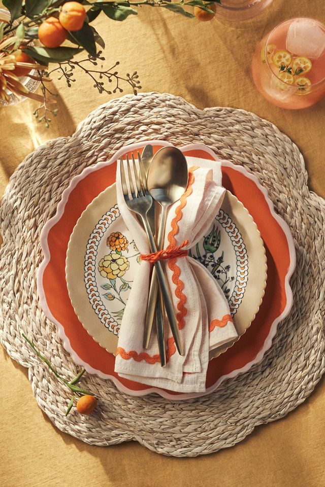 Turkuaz Kitchen Posy Dessert Plates, Set of 4 #4