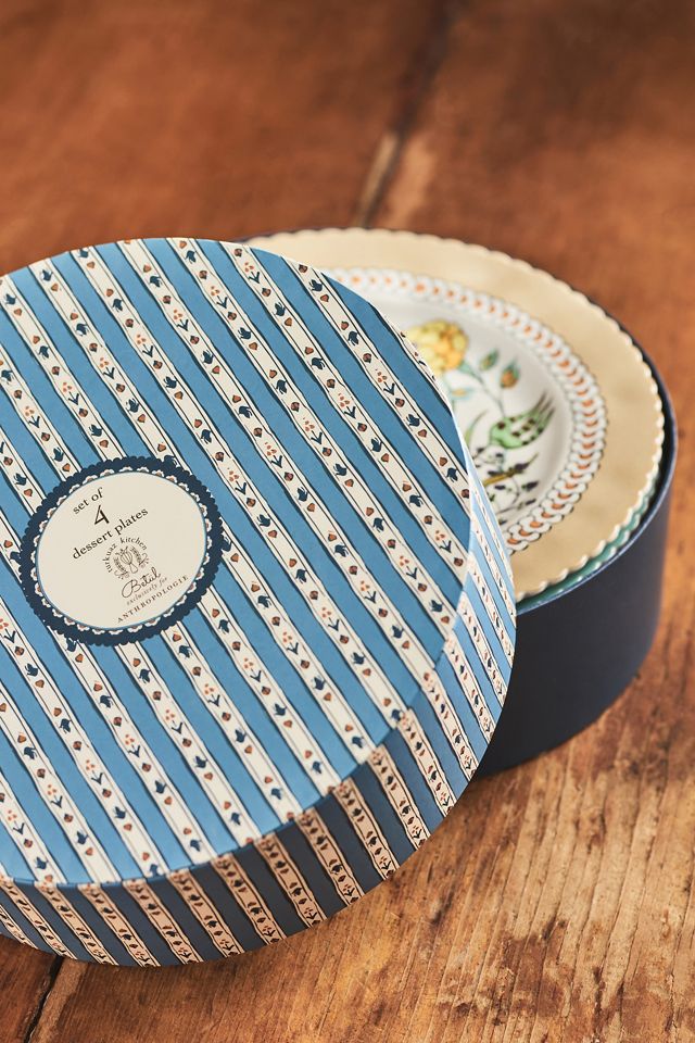 Turkuaz Kitchen Posy Dessert Plates, Set of 4 #3