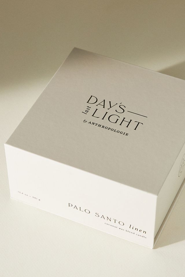 Coffret bougie boisée Palo Santo Linen Days Last Light #3
