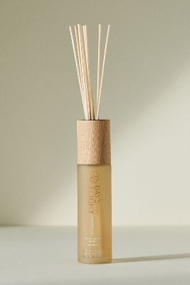 Days Last Light Woody Palo Santo Linen Reed Diffuser In Gold