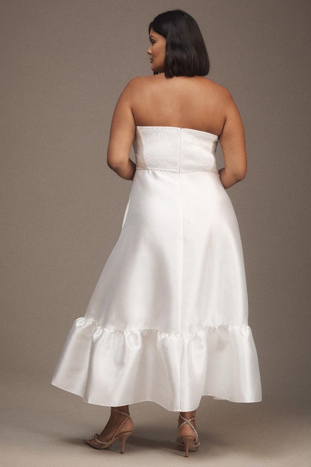Hutch Strapless Crystal Bow-Tie Midi Dress #2