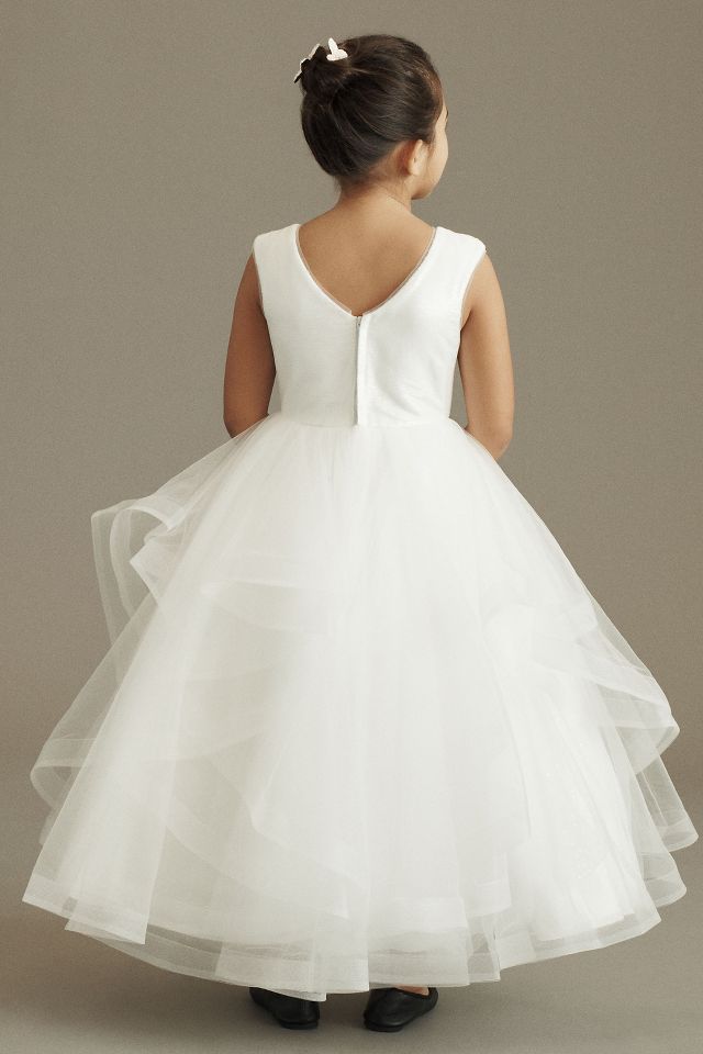Princess Daliana Sequin Tulle Flower Girl Dress Anthropologie