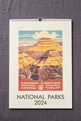 National Parks 2024 Wall Calendar  Terrain