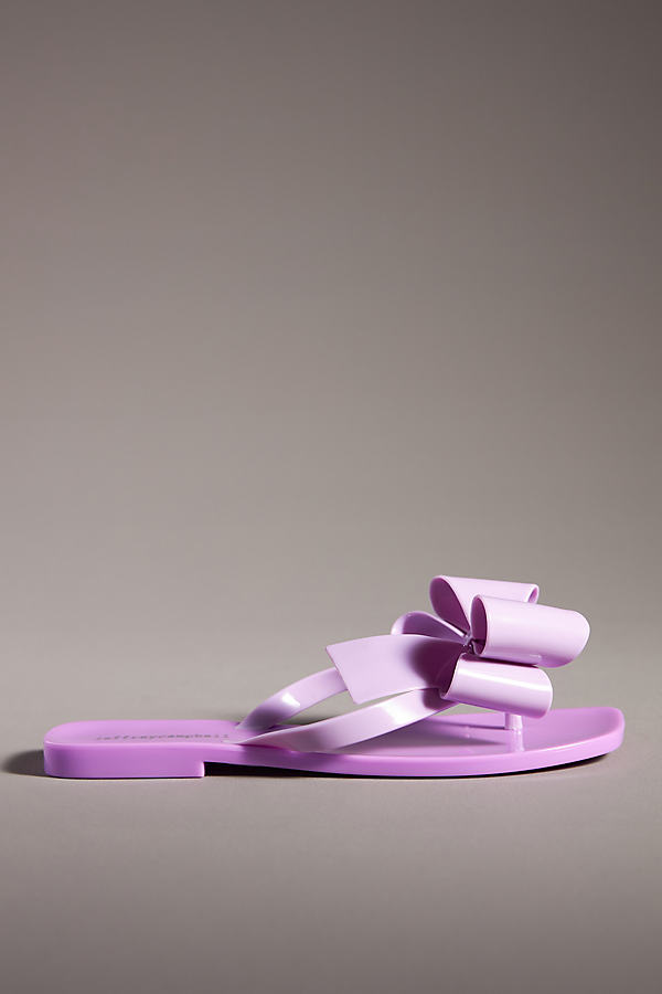 Jeffrey Campbell 3-d Bow Sandals In Purple