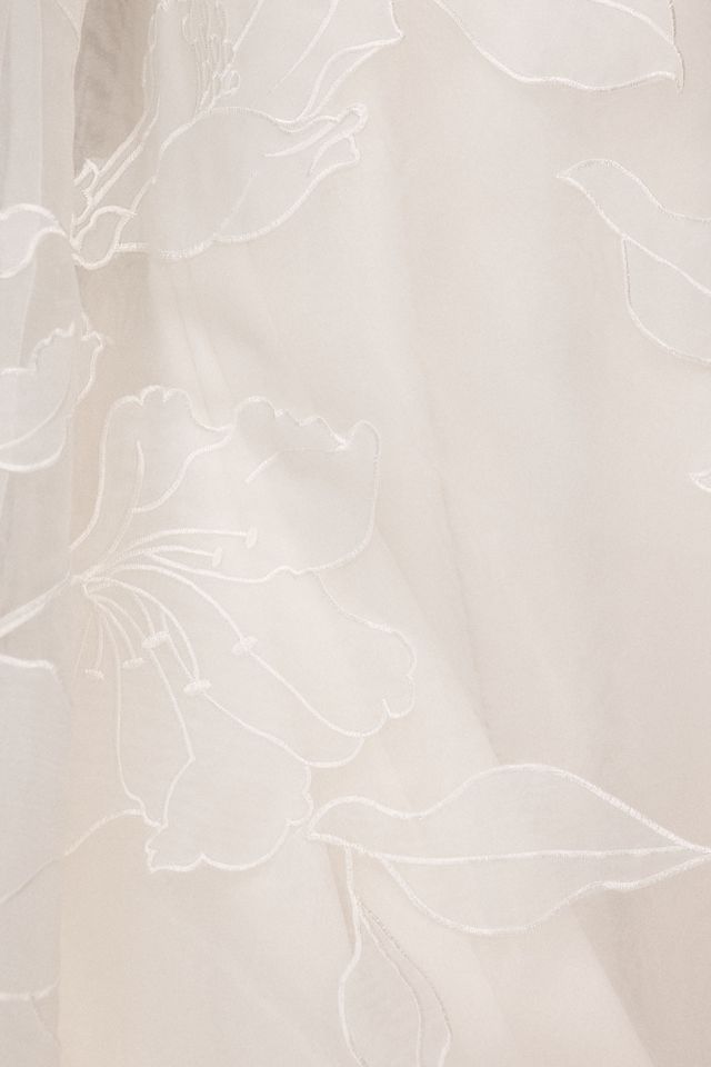 Jenny Yoo Giselle Puff-Sleeve Bridal Cape #4
