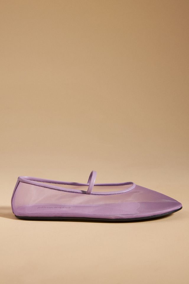 Jeffrey Campbell Swan-Lake Mesh Flats #1