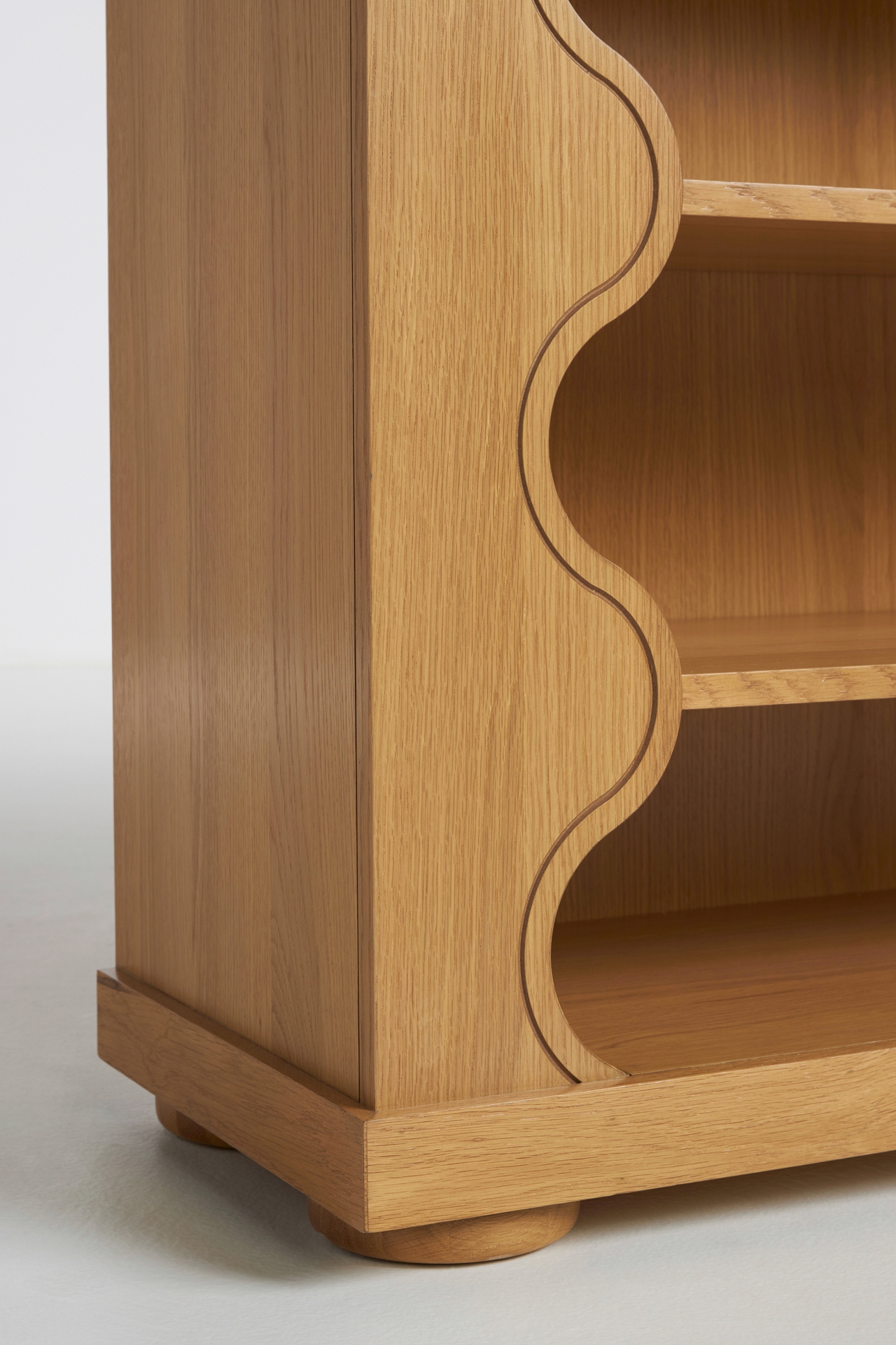 Katie Hodges Scalloped Bookcase