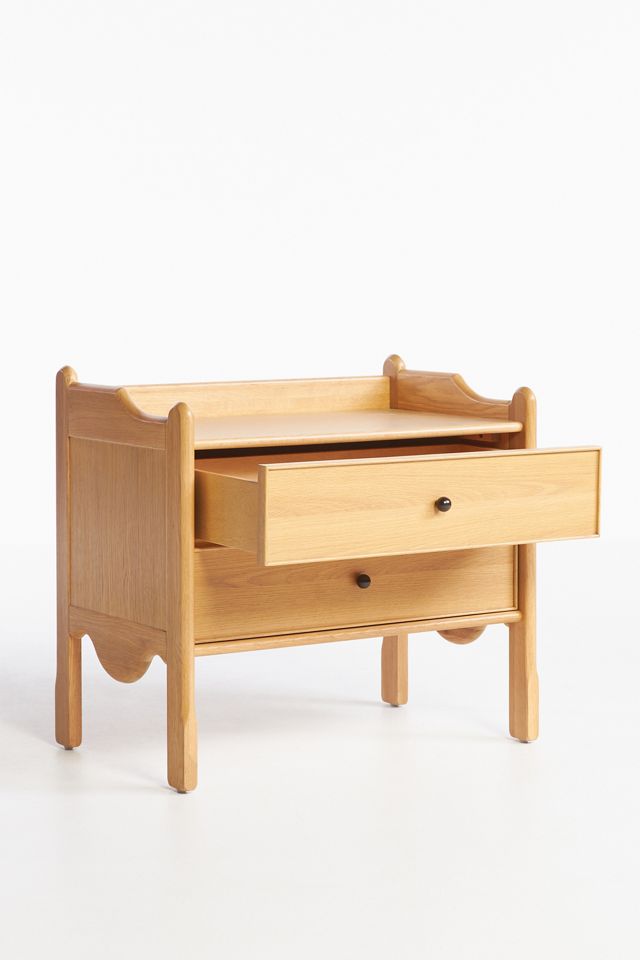 Katie Hodges Oak Nightstand #4