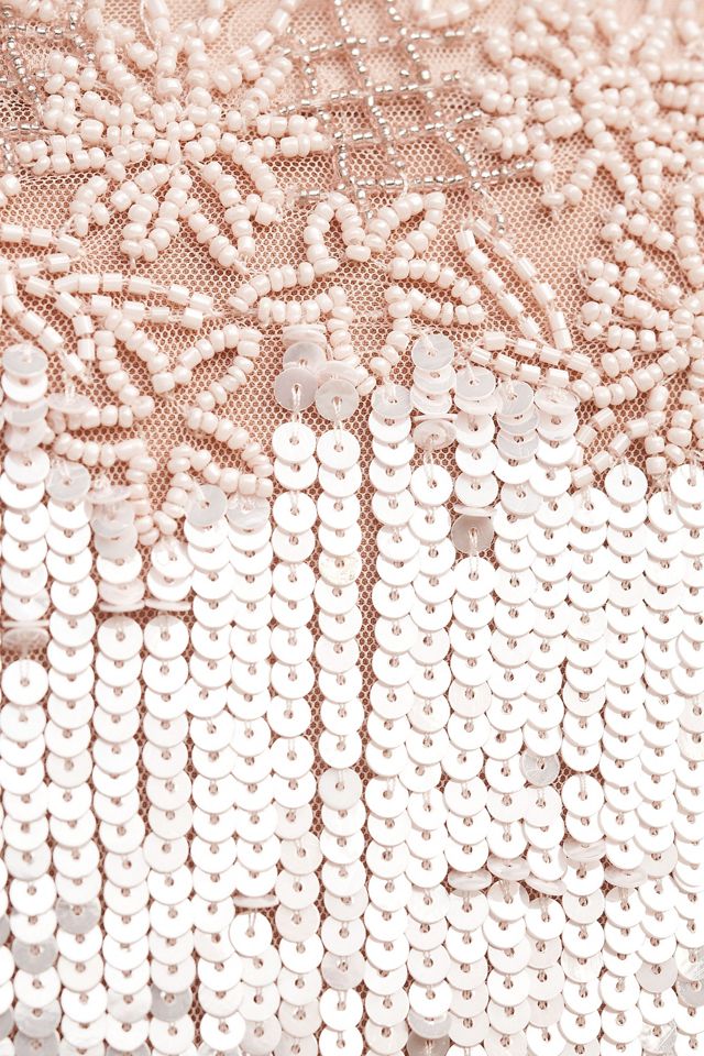 Audrey Adele Sequin Mini Shift Dress #3