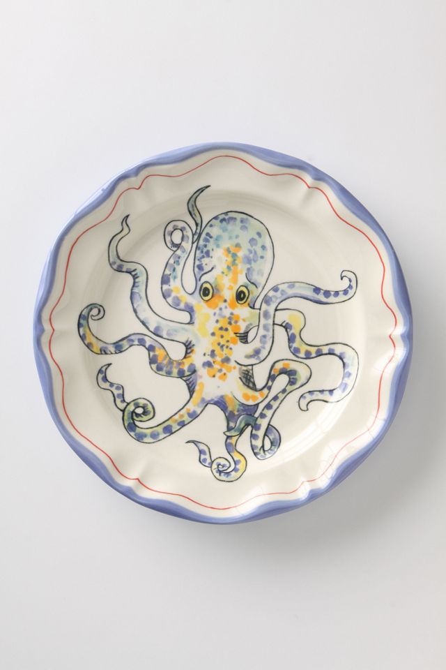 De Vincennes Dinner Plate, Octopus #1