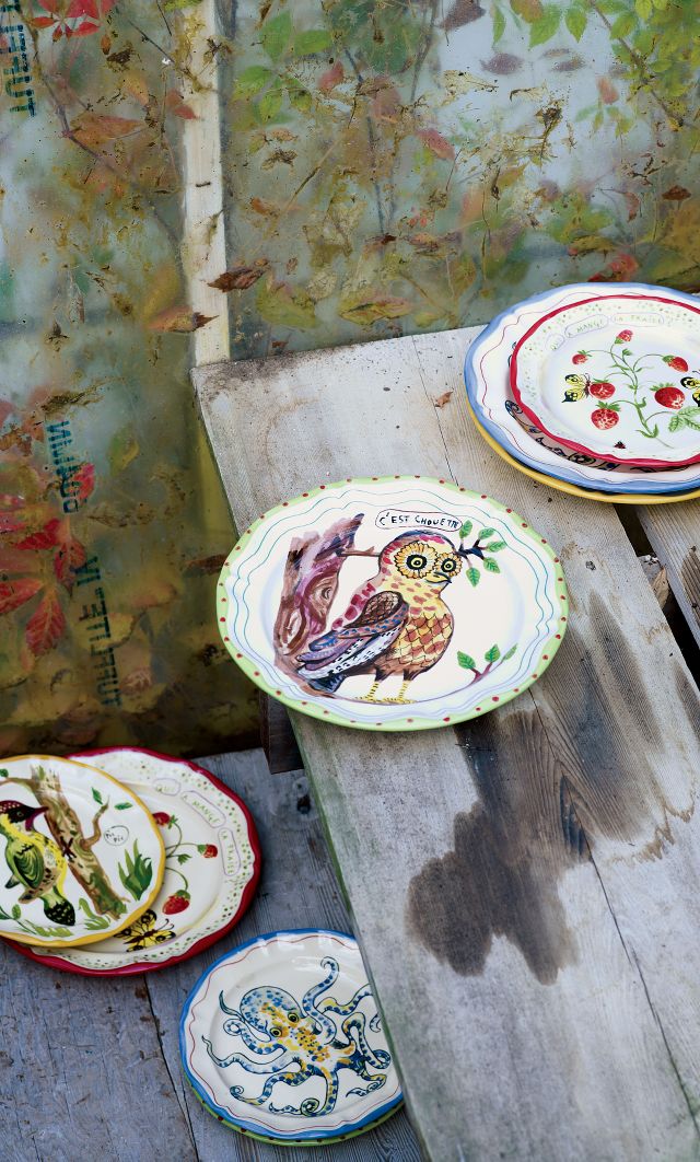 anthropologie octopus plates